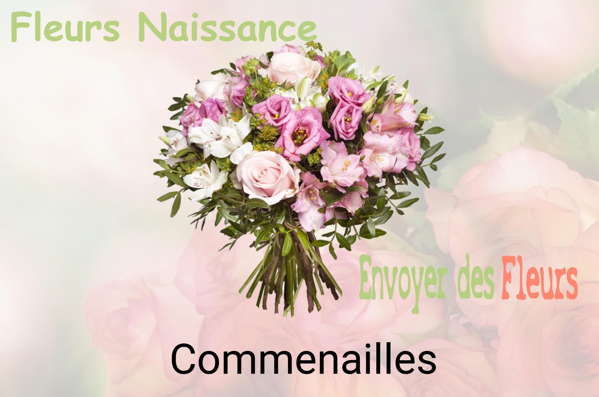Bouquet de fleurs de naissance livré à Commenailles